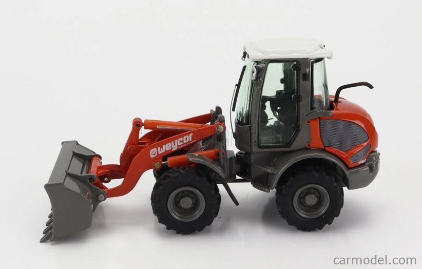 Nzg Weycor Ar420 Ruspa Gommata - Scraper Tractor Wheel Loader 1:50 Oranžově Šedá