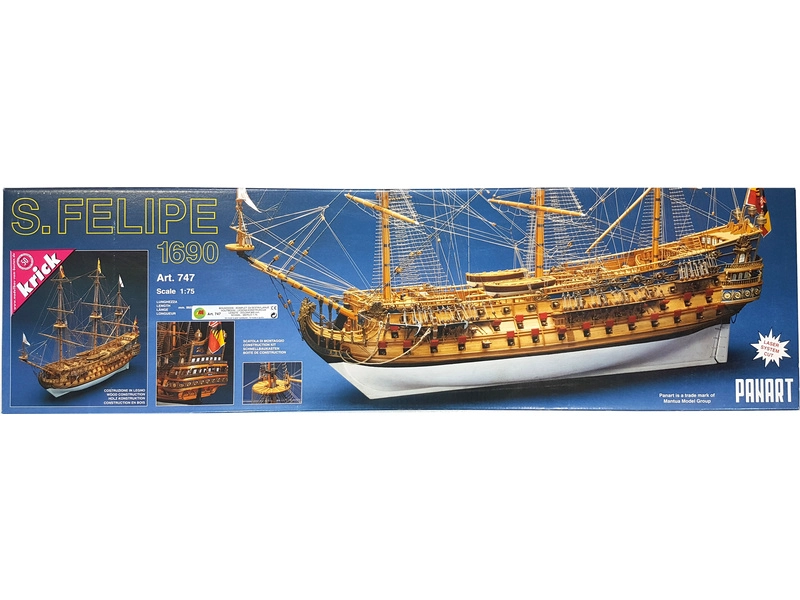 Mantua Model San Felipe 1:75 kit