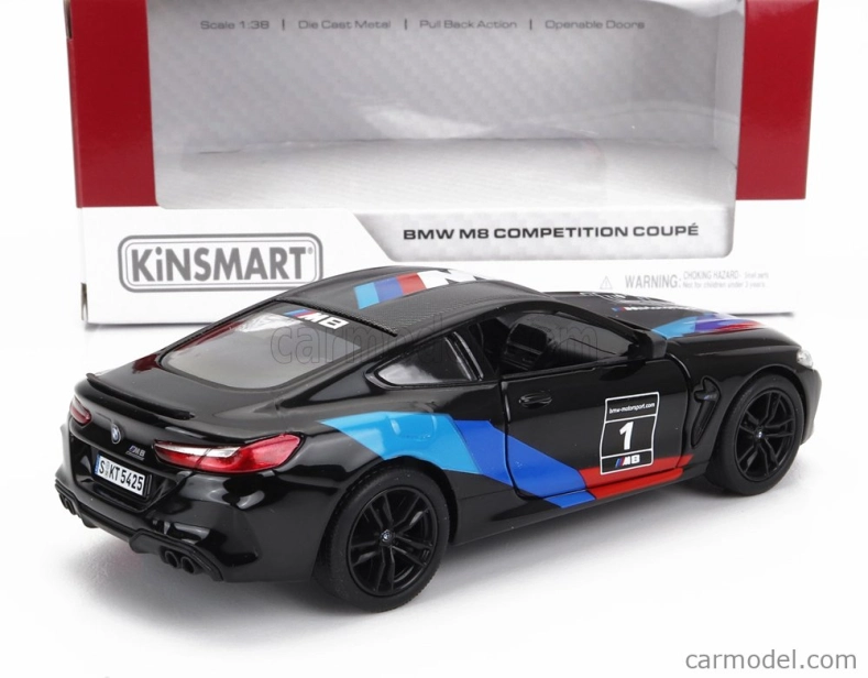Kinsmart BMW radu 8 M8 Competition Coupe (f92) 2020 1:32 čierna