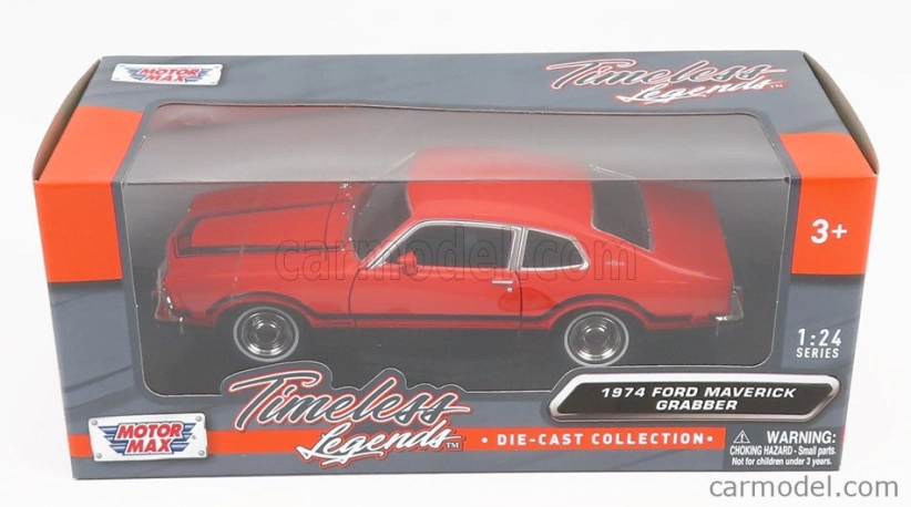 Motor-max Ford usa Maverick Grabber 1974 1:24 Tmavě Oranžová
