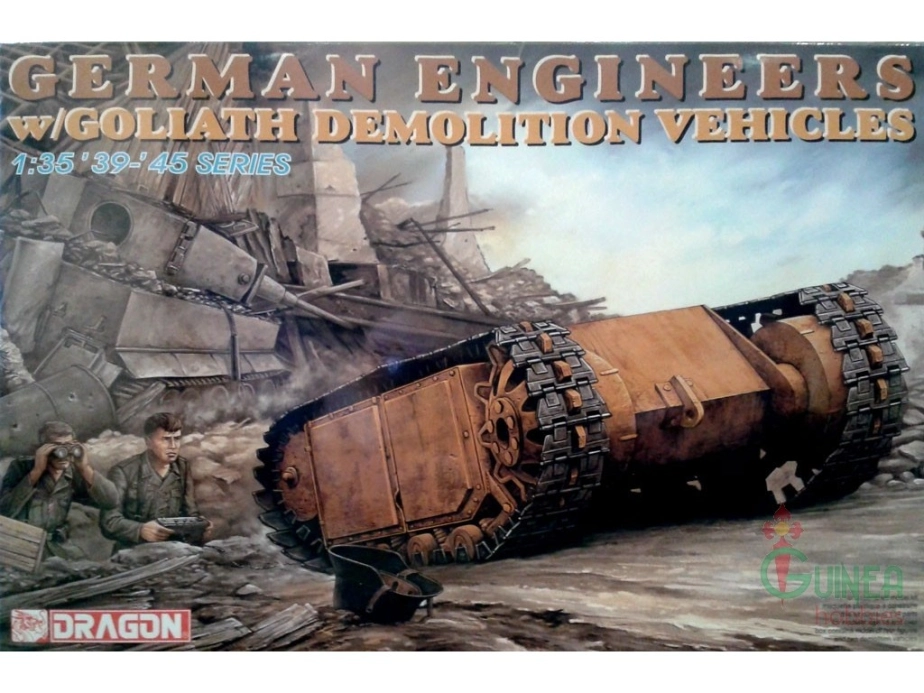 Model Kit military 6103 - GERM.ENG.W/GOLIATH (1:35)