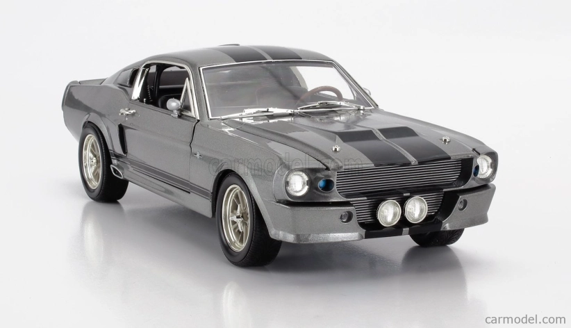 Greenlight Ford usa Mustang Shelby Gt500 1967 - Eleanor - Gone In Sixty Seconds 1:18 Grey Met Black