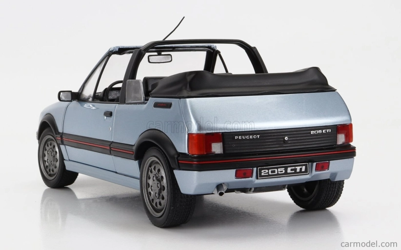 Solido Peugeot 205 Cti Mki (gti) 1.6 Cabriolet 1989 1:18 Light Blue Met