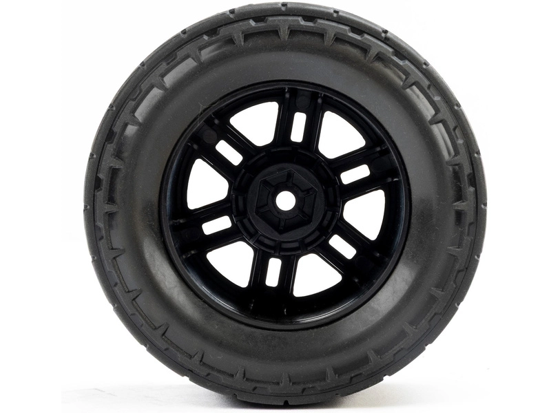 Pro-Line koleso 1:16 s pneumatikou Menace, disk Split Six čierny 12 mm (2): Arrma Mini Kraton