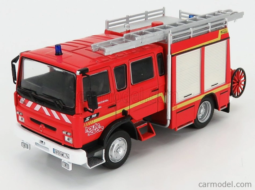 Edicola Renault Vi S180 Midliner Tanker Truck France 1993 1:43 Red