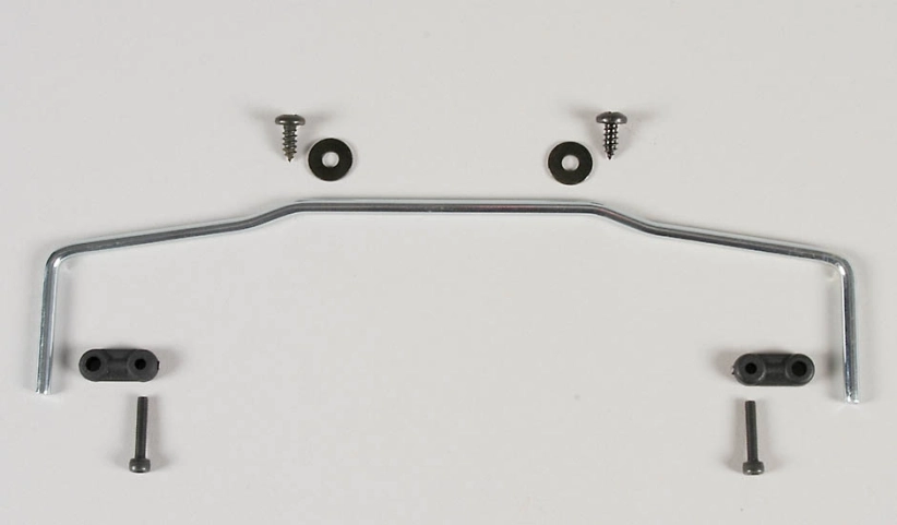 Přední stabilizátor 4mm pro monster modely, sada