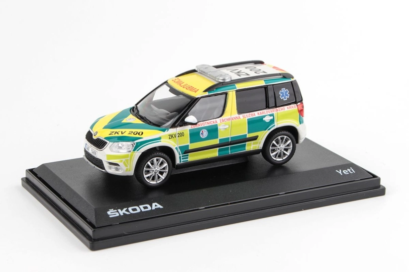 Abrex Škoda Yeti FL (2013) 1:43 – ZZS Karlovarského kraja 200