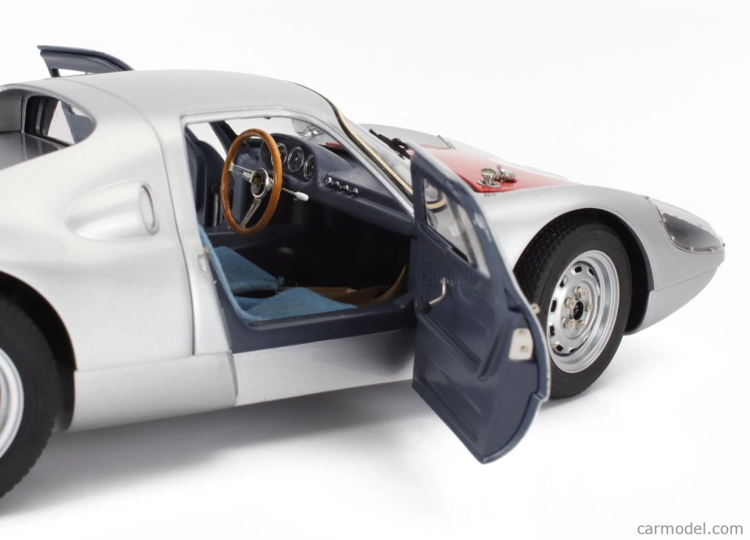 Cmc Porsche 904 Carrera Gts Ch.904-025 N 26 Silverstone International Grand Touring 1964 Innes Ireland 1:18 Silver Red