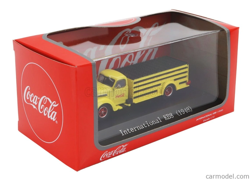 Edicola International Kb8 Truck With Bottle Coca-cola 1948 1:72 Žlutá