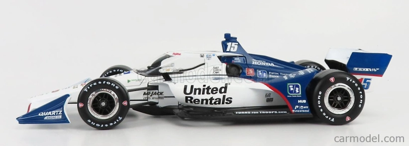 Greenlight Honda Team Letterman Lanigan Racing N 15 1:18, bílomodrá
