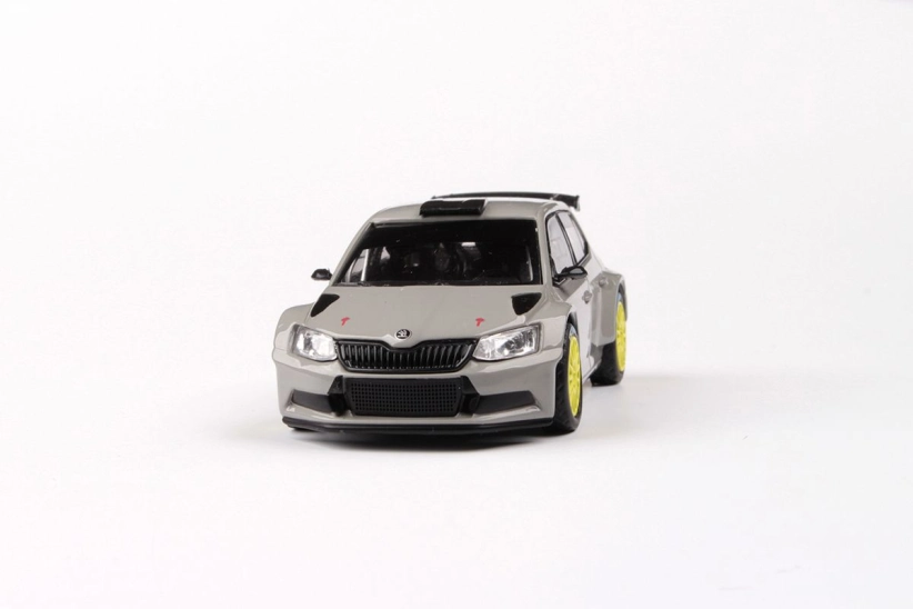 Abrex Škoda Fabia III R5 (2015) 1:43 - Šedá Steel Uni