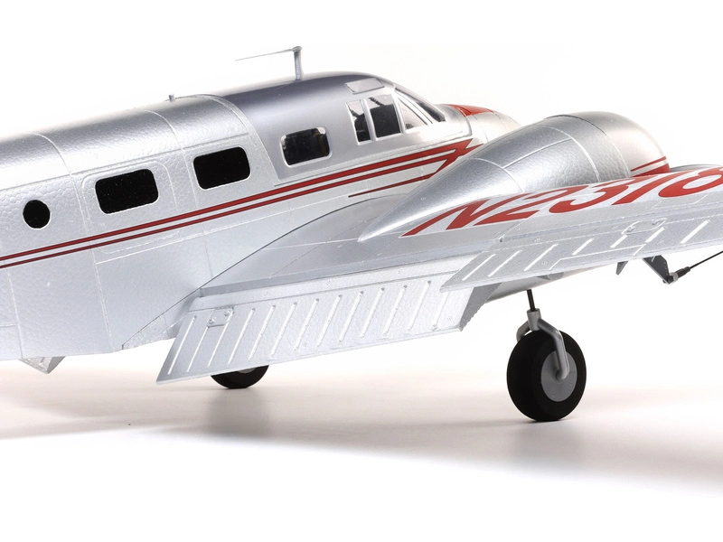 RC letadlo E-flite Beechcraft D18 1.5m BNF Basic