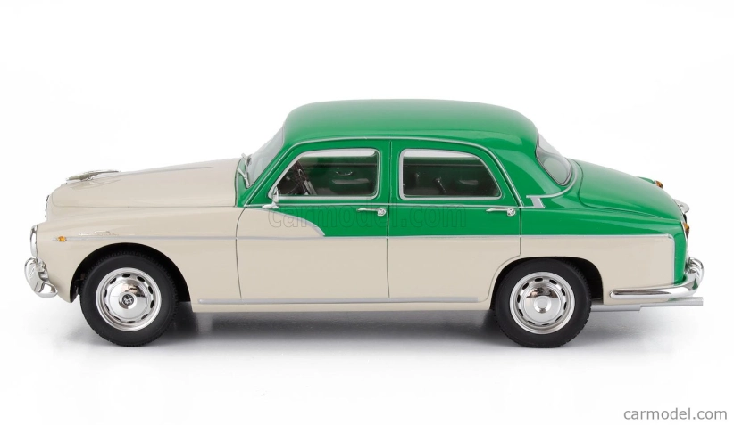 Modely v mierke Alfa romeo 1900 Super Berlina 1958 1:18 Bielozelená