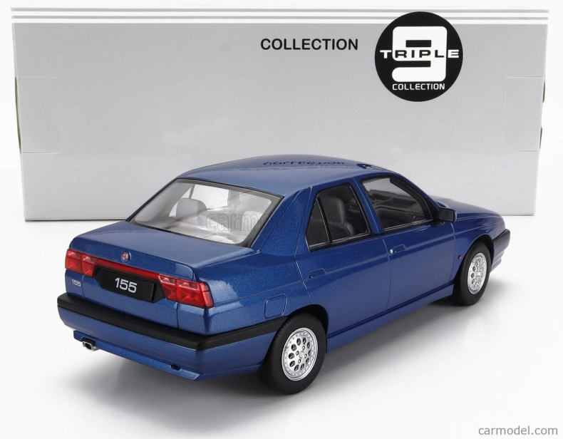 Triple9 Alfa romeo 155 1996 šedý interiér 1:18 modrá met.