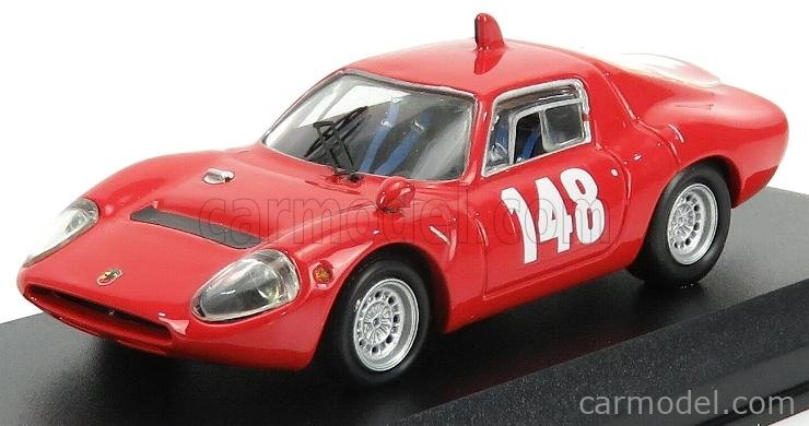 Najlepší model Fiat 1300ot Abarth N 148 Swiss Mountain Gp 1967 Tonie Hezemans 1:43 Red