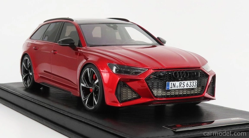 Motorhelix Audi A6 Rs6 Avant (c8) 2020 1:18 červená met.