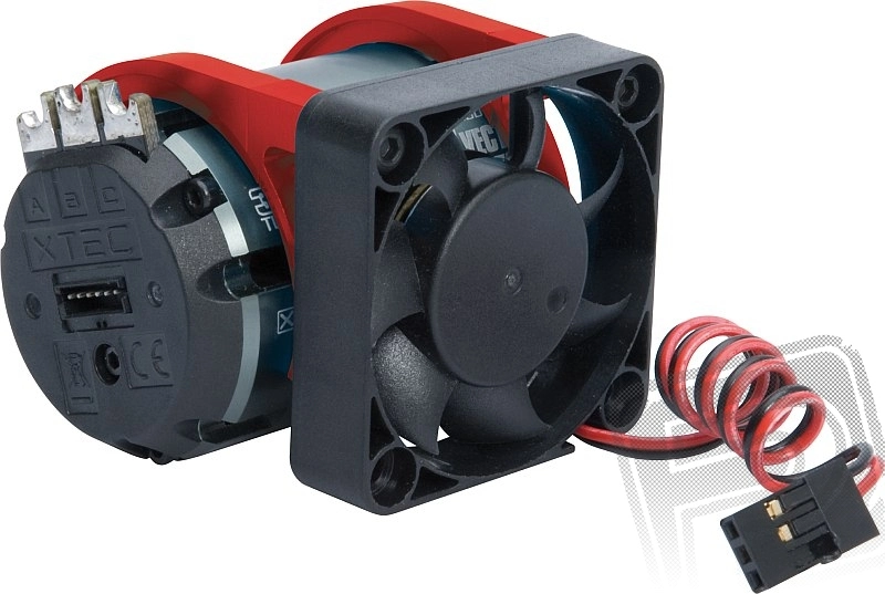 Radical Motor chladič větráček - červený