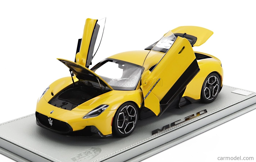 Bbr-models Maserati Mc20 2020 1:18 Giallo Genio - žltá