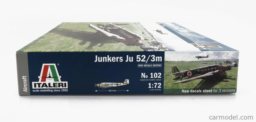 Vojenské lietadlo Italeri Junkers Ju-52/3m 1935 1:72 /
