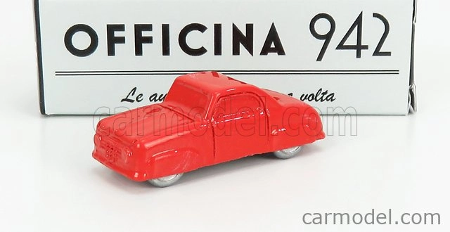 Officina-942 Fiat 500 Berlinetta Carrozzeria Vignale 1947 1:76 červená