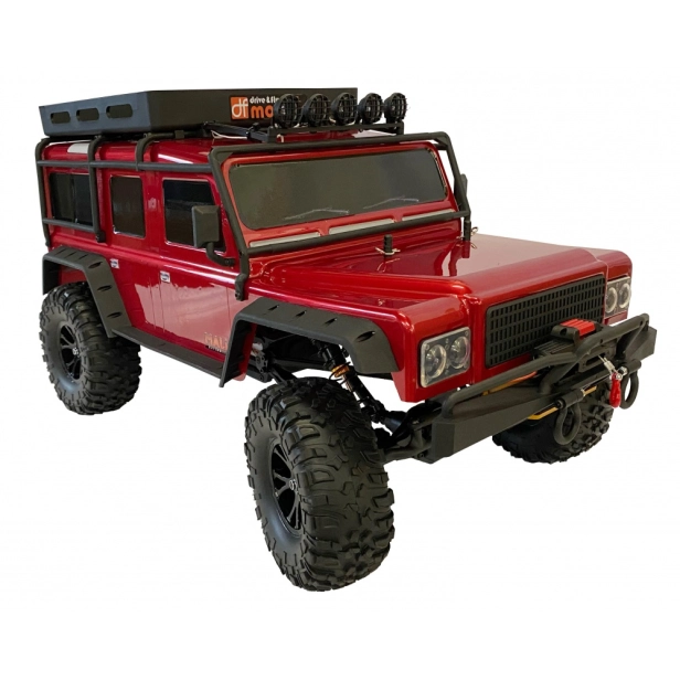 RC auto DF-4J XXL Crawler, červená