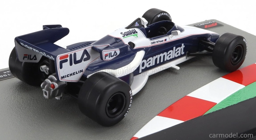 Edicola Brabham F1  Bt52 Parmalat N 6 Season 1983 Riccardo Patrese 1:43 Bílá Modrá