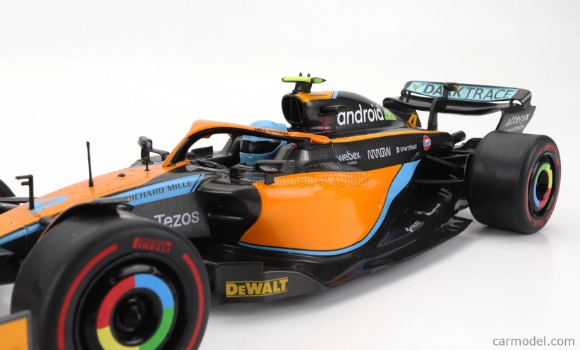 Solido Mclaren F1 Mcl36 Mercedes Team Mclaren N 4 3. Emilia Romagna Taliansko Gp 2022 Lando Norris 1:18 Oranžová svetlo modrá