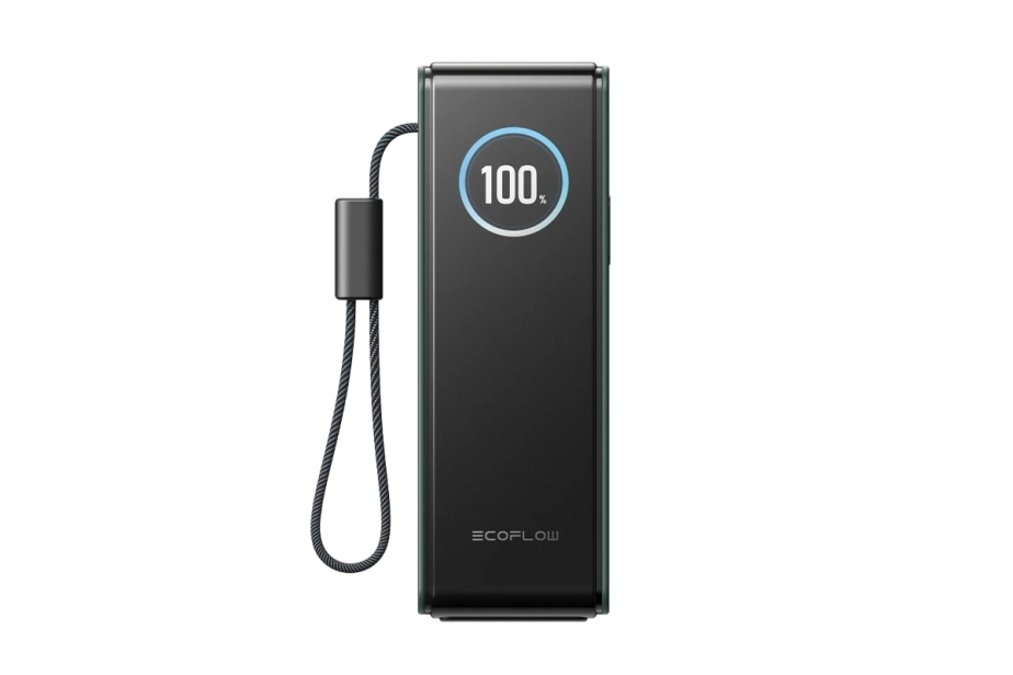 EcoFlow RAPID Power Banka (25000mAh,170W) 2x100W vestavěný USB-C kabel - zelená