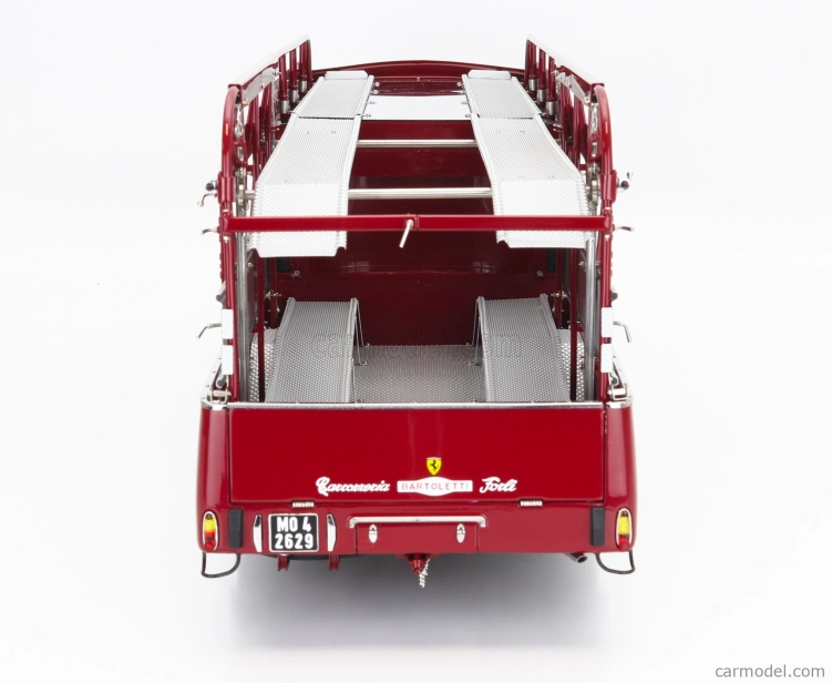 Cmc Fiat 642rn2 Truck Bartoletti F1 Ferrari Car Transporter 1957 1:18 Červená