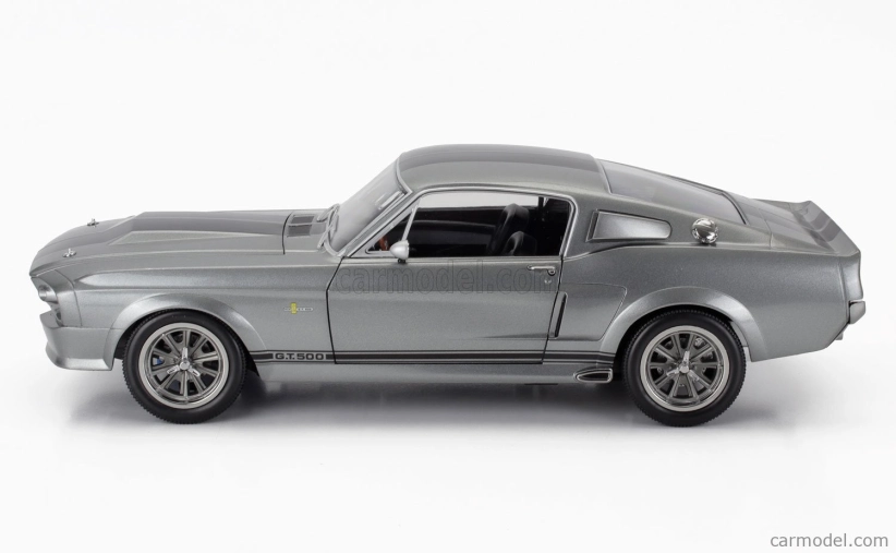 Kk-scale Ford usa Mustang Shelby Gt500 Eleanor Coupe 1967 1:12 Šedá Černá