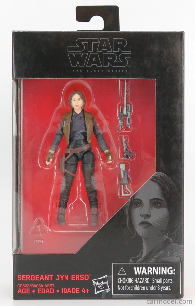 Tomica Star wars Seržantka Jyn Erso Figúrka cm. 9.0 1:18 Šedohnedá