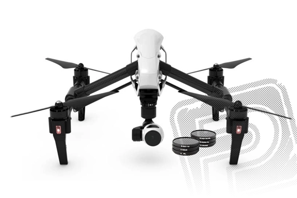 Inspire 1 series – súprava filtrov PL, ND8/PL, ND16/PL, ND32