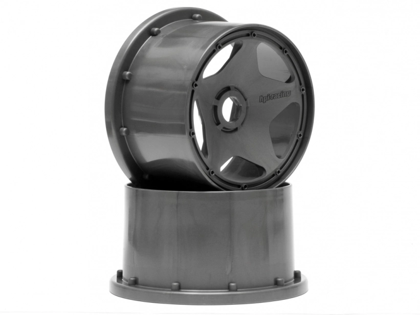 Zadné koleso Super Star Gunmetal (120X75Mm)