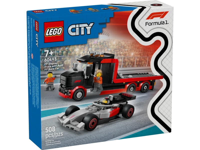 EGO City - Výstavný nákladiak F1® so pretekárskym autom Audi F1®