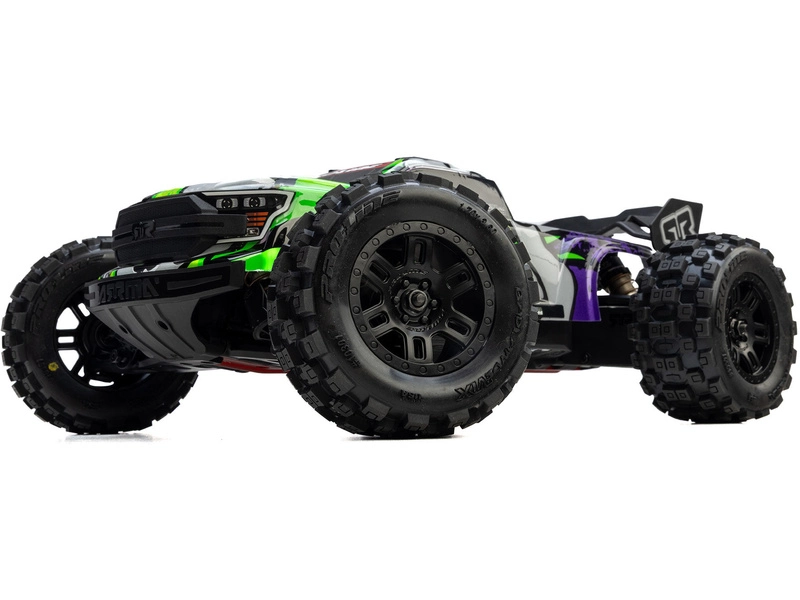 Pro-Line koleso 1:16, pneu Badlands, disk čierny H12mm (2): Arrma Mini Kraton