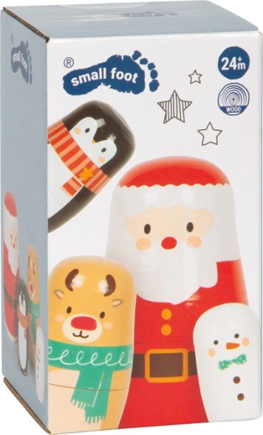 small foot Matrjoška Vánoční edice