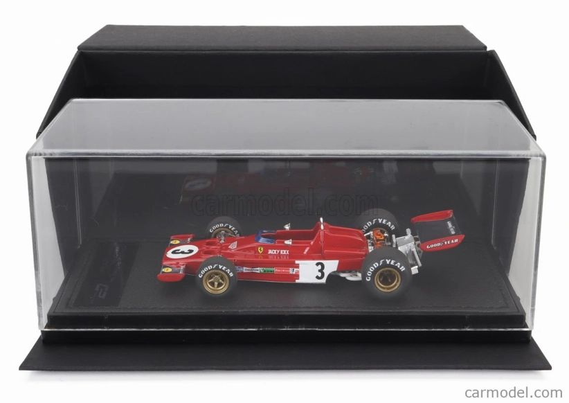 Gp-replika Ferrari F1 312b3 N 3 Monaco Gp Montecarlo 1973 Jacky Ickx 1:43 Červená