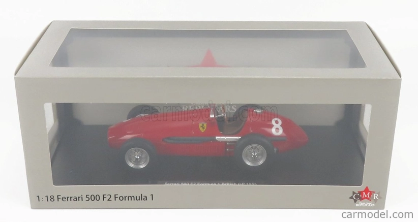 Cmr Ferrari F1 500 F2 N 8 3rd British Gp 1953 Mike Hawthorn 1:18 Červená