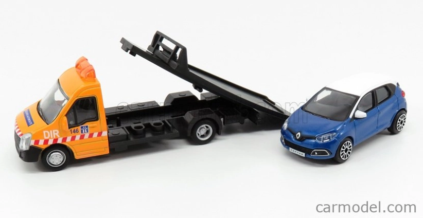 Bburago Mercedes benz Sprinter Soccorso Stradale + Renault Captur 1:43