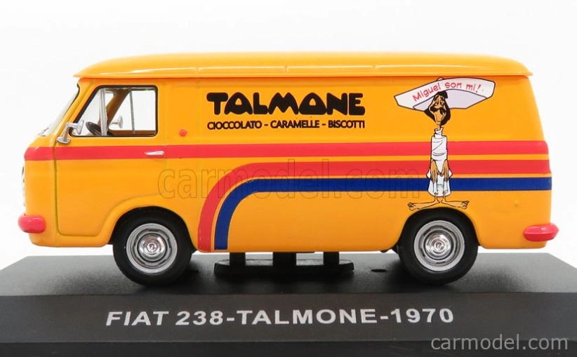 Edicola Fiat 238 Van Talmone 1970 1:43 Žlutá Červená