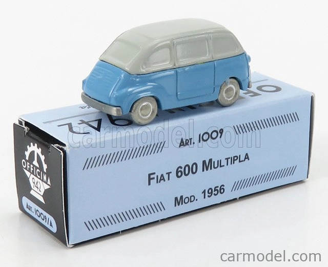 Officina-942 Fiat 600 Multipla 1956 1:76 svetlomodrá biela