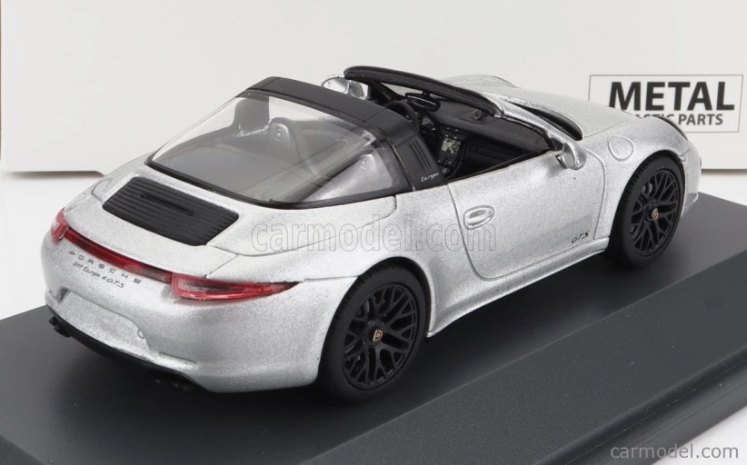 Schuco Porsche 911 991 Carrera Targa Cabriolet 2014 1:43 Stříbrná Černá