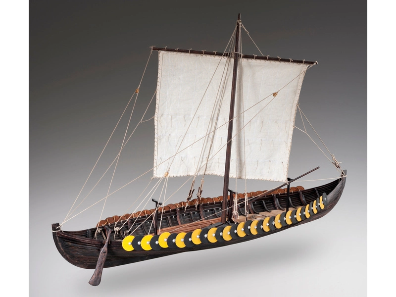 Dušek vikingská loď Gokstad 1:35 kit