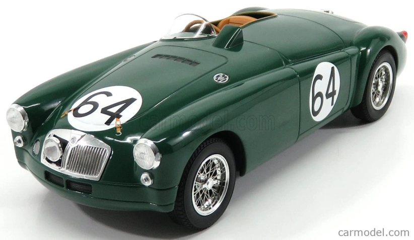 Triple9 MG Mga Ex182 S4 Team Mg Cars Ltd. N 64 24h Le Mans 1955 T.lund - H.waeffler 1:18 Britská Závodní Zelená