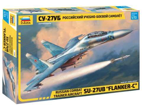 Zvezda Sukhoi SU-27 UB Flanker-C (1:72)