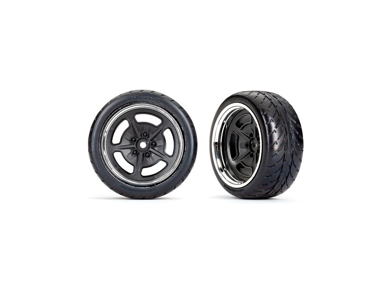 Traxxas kolo 1.9", disk chomovaný, pneu Reponse (zadní) (2)