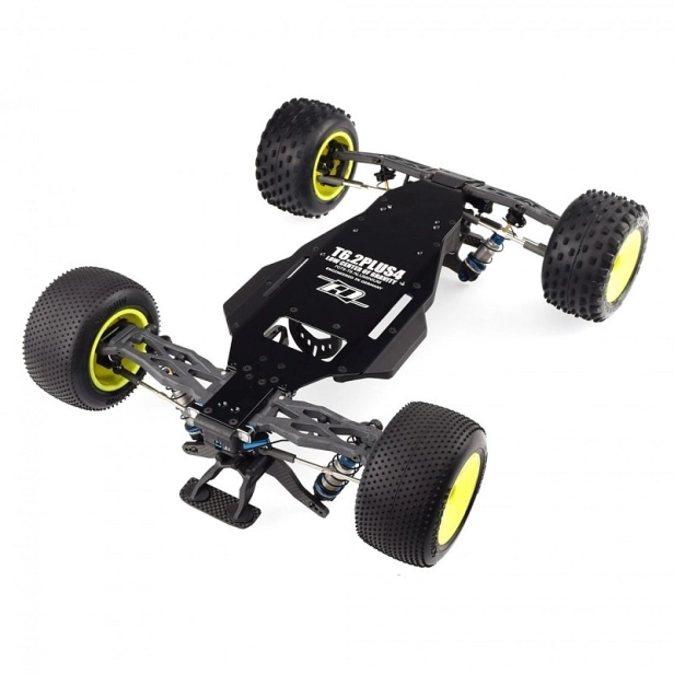 Hliníkový podvozok T6.2 +3 mm 7075 (čierny)