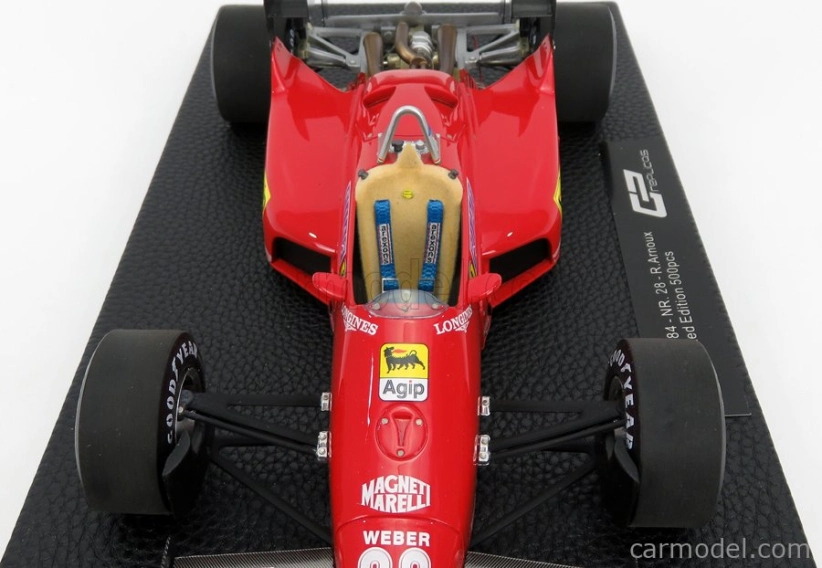 Gp-replicas Ferrari F1 126c4 N 28 Season 1984 R.arnoux 1:18 Red