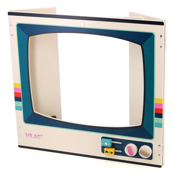 Vilac Dřevěné divadlo Retro televize