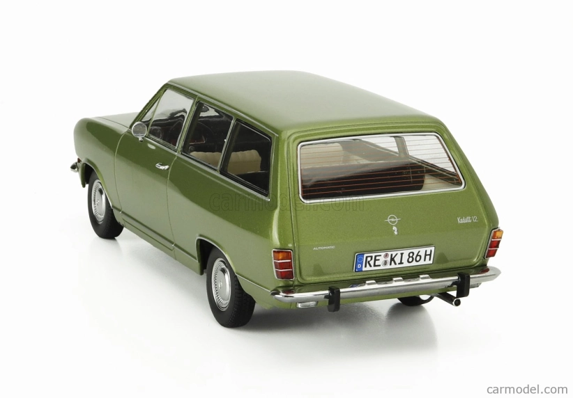 Touring modelcars Opel Kadett B Caravan Sw Station Wagon 1972 1:18 Lemon Green Met